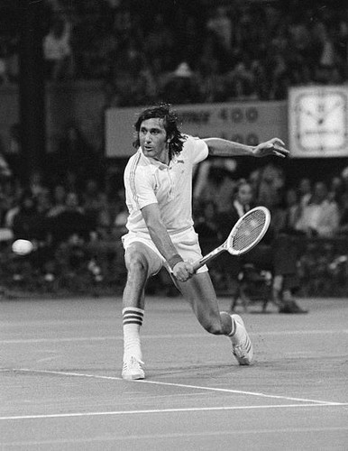 Ilie nastase during the - nastase,