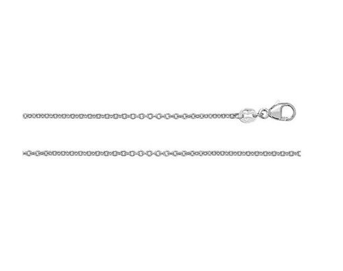 Platinum belcher chain - platinum,