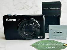 Canon PowerShot S120 Point-and-Shoot Camera - Black, F/1.8,12.1 MP Fast Shipping