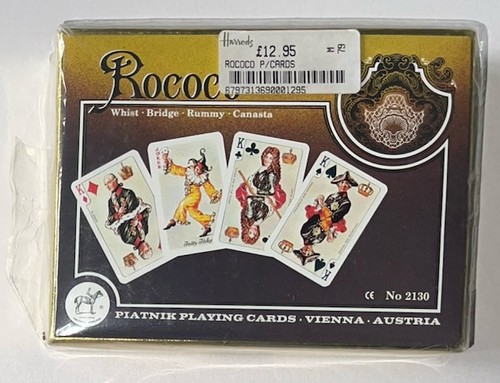 Rococo piatnik playing cards - rococo,
