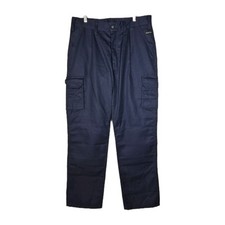 Mascot Work Trousers W34.5 L32 Navy Workwear Trades