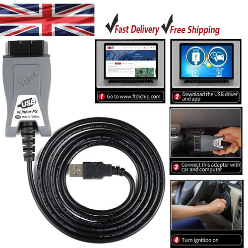 Vgate vlinker obd2 - vlinker, fs