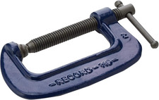 Record Irwin 1192 Medium-Duty Forged G Clamp, Blue, 46 Mm