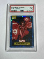 Scarlet Witch #112 Marvel Sapphire Topps Wanda PSA 6 2024