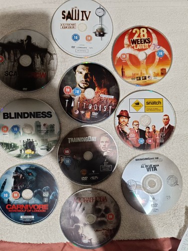 Selection dvds disc only - 10,