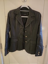 Vintage Leather Suit Jacket