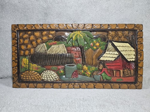Vintage hand carved wood - vintage,