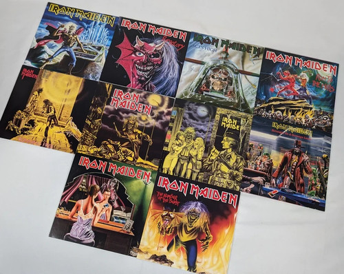 Iron maiden singles vinyl - singles, 7"
