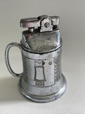 Vintage ‘Old England’ Table Lighter In The Form Of A Tankard -Needs Fuel & Flint