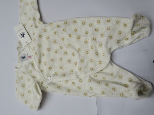 Petit bateau velour babygrow - bateau,