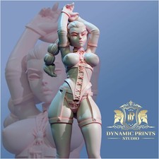 Elara Dark Elf Drow Pinup Skimpy NSFW - Dynamic Prints D&D Mini Subject:Nudes