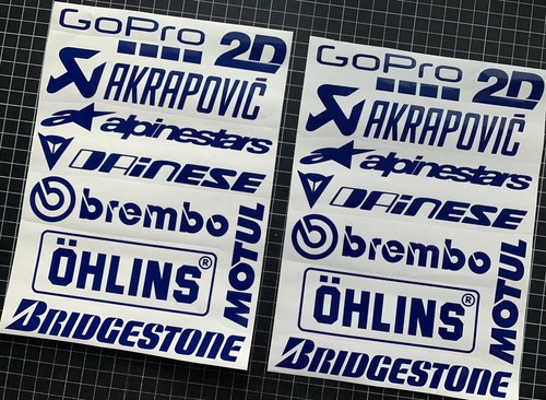 Decal set race sponsors royal - race,