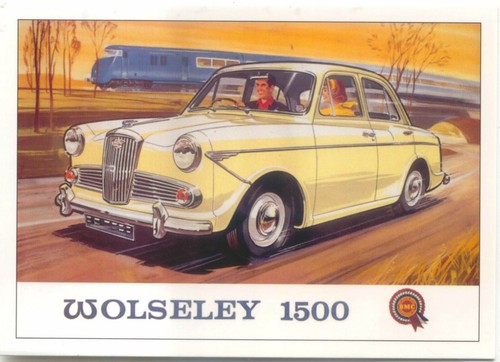 Wolseley 1500 modern postcard - wolseley,