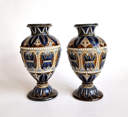 Pair doulton lambeth - pair,