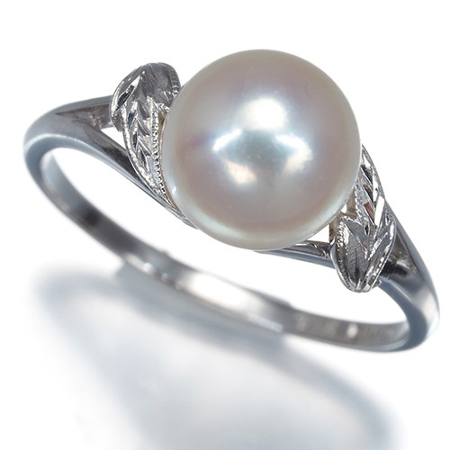 Auth mikimoto ring - ring, pearl