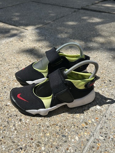Nike air rift black - black, green