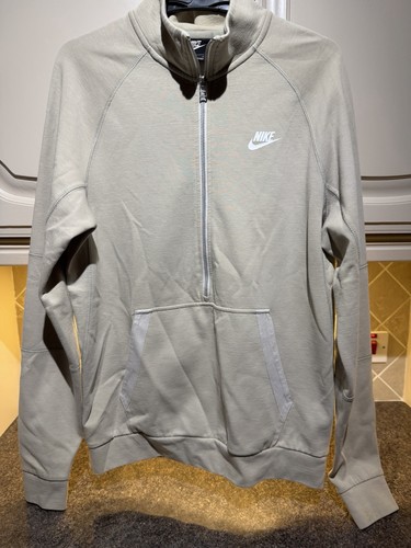 Nike mens grey fleece - fleece, zip