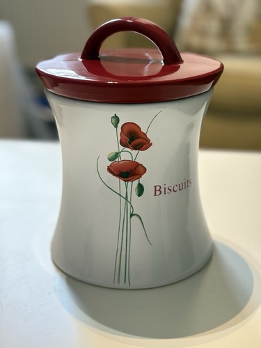 Dunelm flower poppy - , biscuit