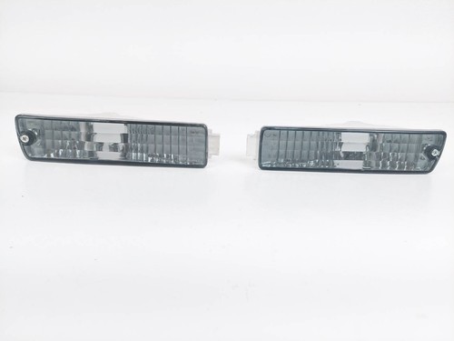 Smoke black front bumper - black,