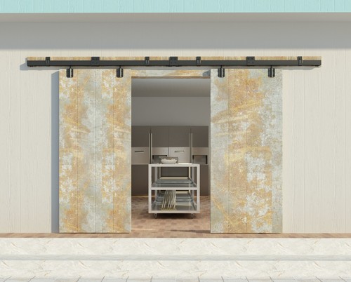 Exterior double sliding barn - exterior,