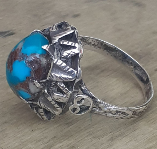 Antique turquoise ring - antique,