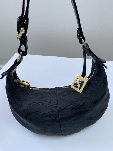 Fendi underarm bag black - fendi,