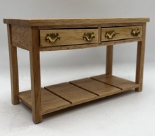 Dolls house furniture sideboard with shelf kitchen, hall, lounge 1/12th Scale