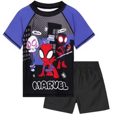 Marvel Boys Spidey & His Amazing Friends 2 Piece Swimming Set Beachwear Swimwear
