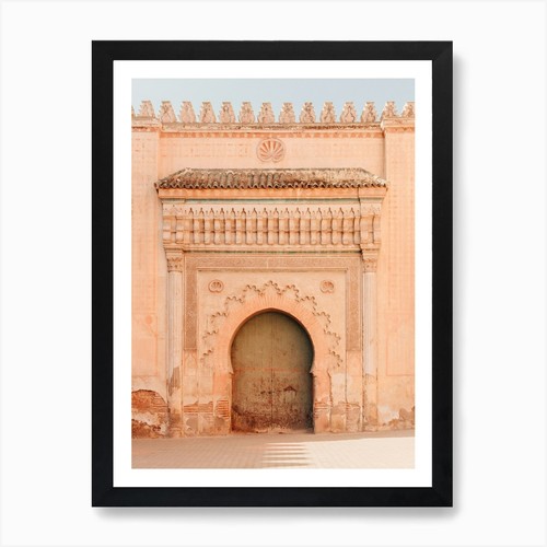 Moroccan grand door art - moroccan,