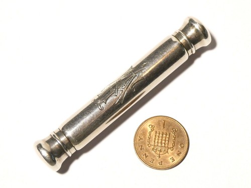 1881 double ended silver scent - ended,