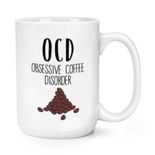 Coffee OCD 15oz Large Mug Cup