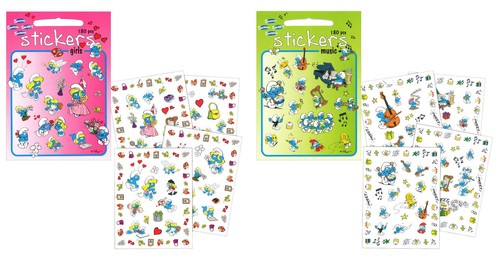 Sets smurfs stickers - smurfs,