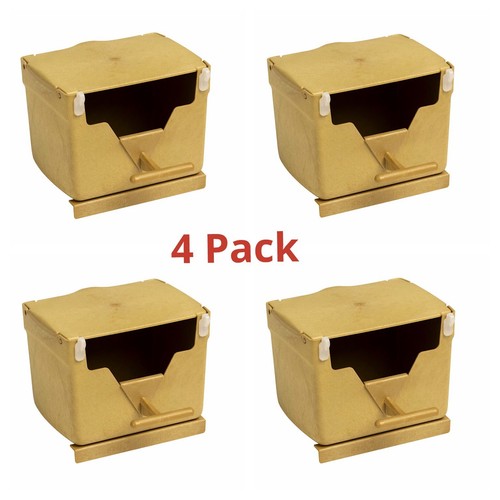 Plastic finch nest box - plastic,