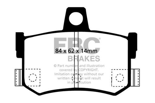 Dp2662 ebc greenstuff rear - greenstuff,