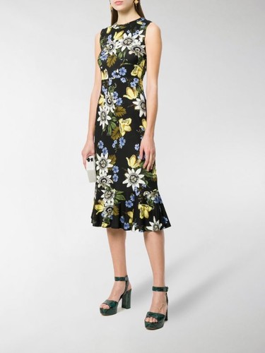 Erdem grazia floral dress m - dress, 12