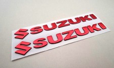 Suzuki Red  3D Badge Letters