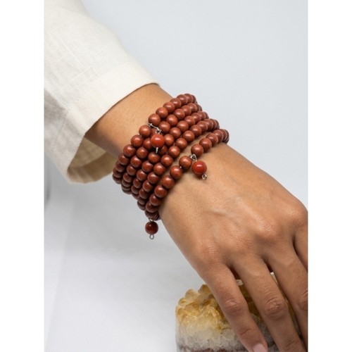 Wood bead memory - wood, coil