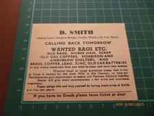 WW2/WW II D SMITH WE BUY