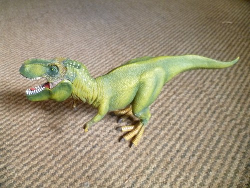 Schleich rex dinosaur with - t,