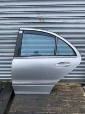 MERCEDES C CLASS W203  DOOR PASSENGER SIDE REAR 744 BRILLIANT SILVER SALOON 2004