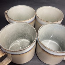 Set of 4 Blue Beige Fade Tea /