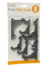 Black Plastic Plate Stand