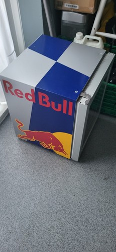 Red bull glass door tabletop - red,