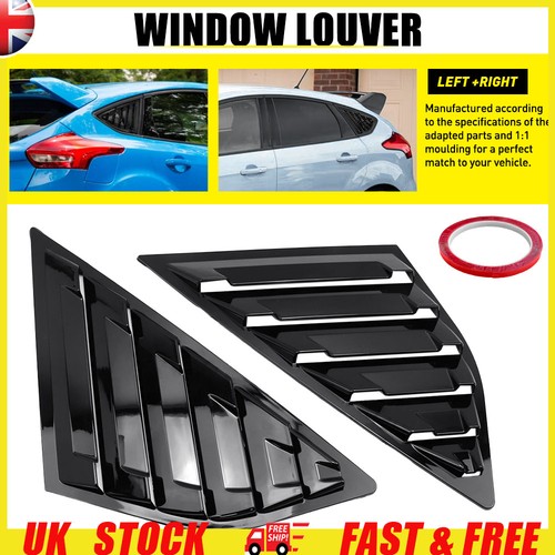 Rear side window louvers - rear,