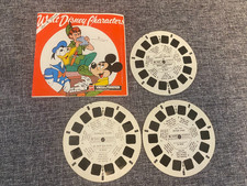 GAF VIEWMASTER REELS BOOKLET SET B523E WALT DISNEY CHARACTERS COMPLETE SET