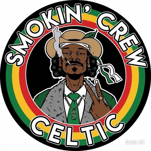 Celtic stickers smokin crew - stickers,,