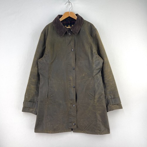 Barbour wax coat womens 12 - wax,