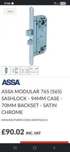 Assa modular 765 - 3x,