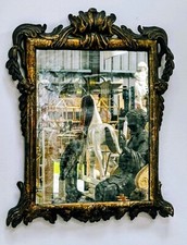 Baroque 18th Century Carved Gilt Mirror - Delivery Available 