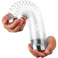 Original Magic Springy Slinky Metal Spring 7cm Childrens Kids Retro Game Toy